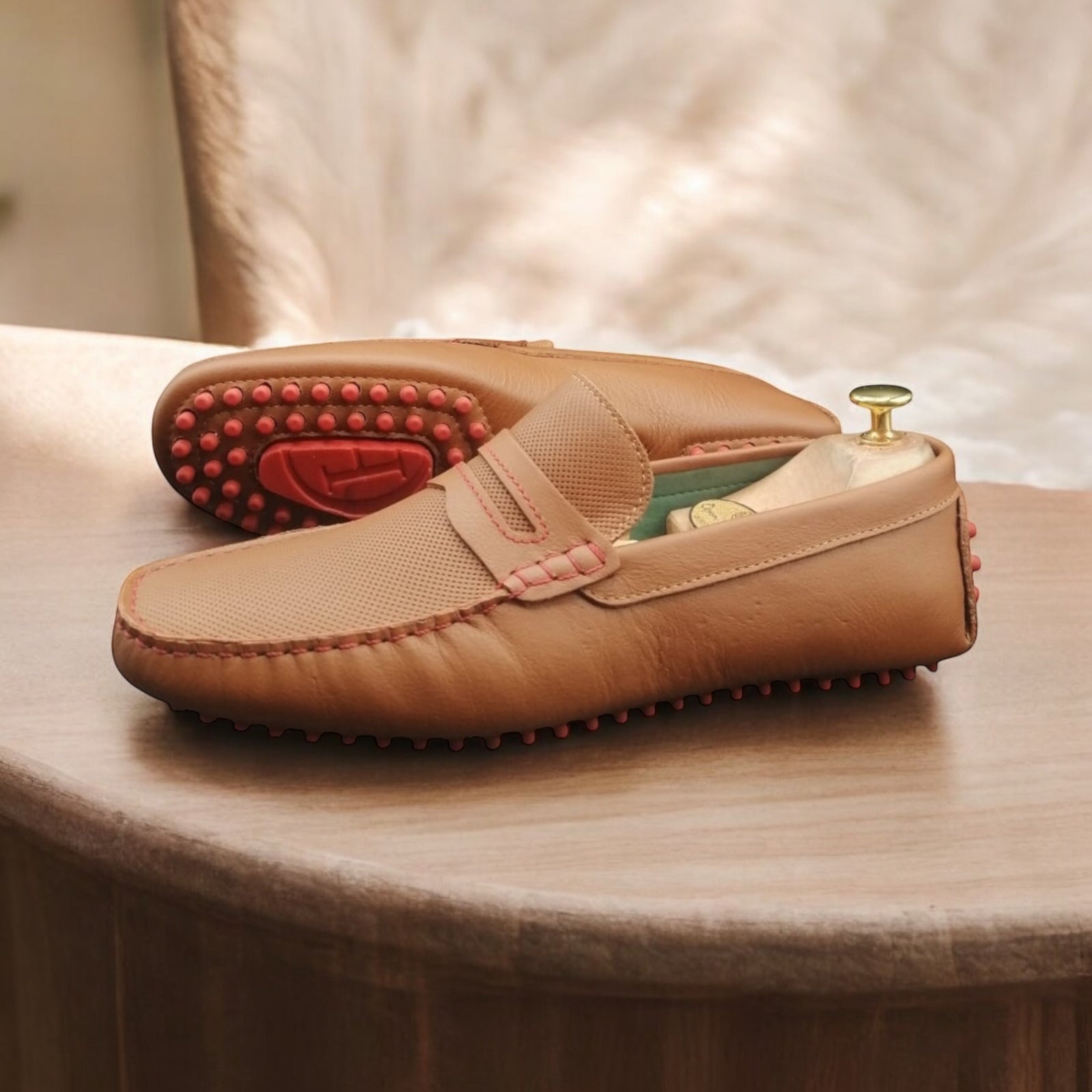 Driver Ferros Red Moccasin