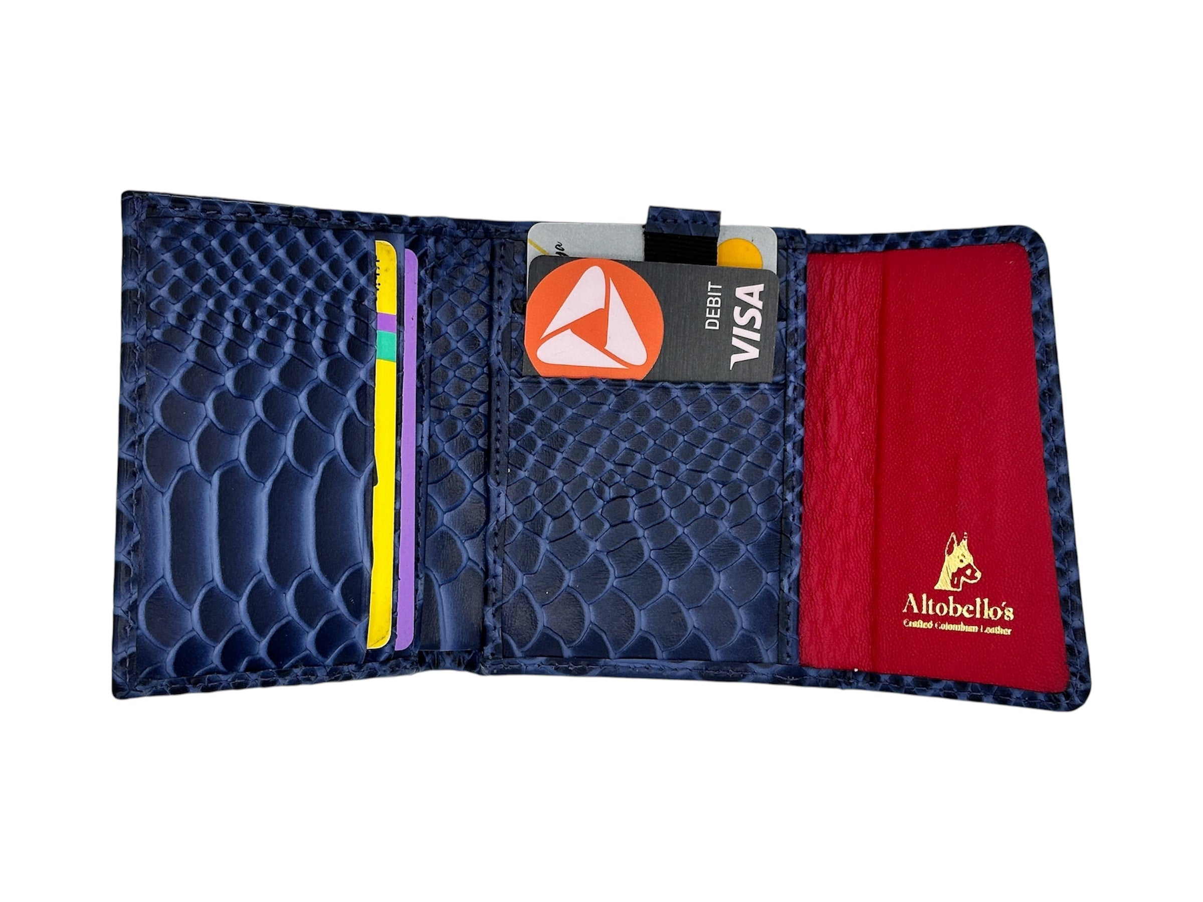 Billetera Piton Gran Reserva Azul