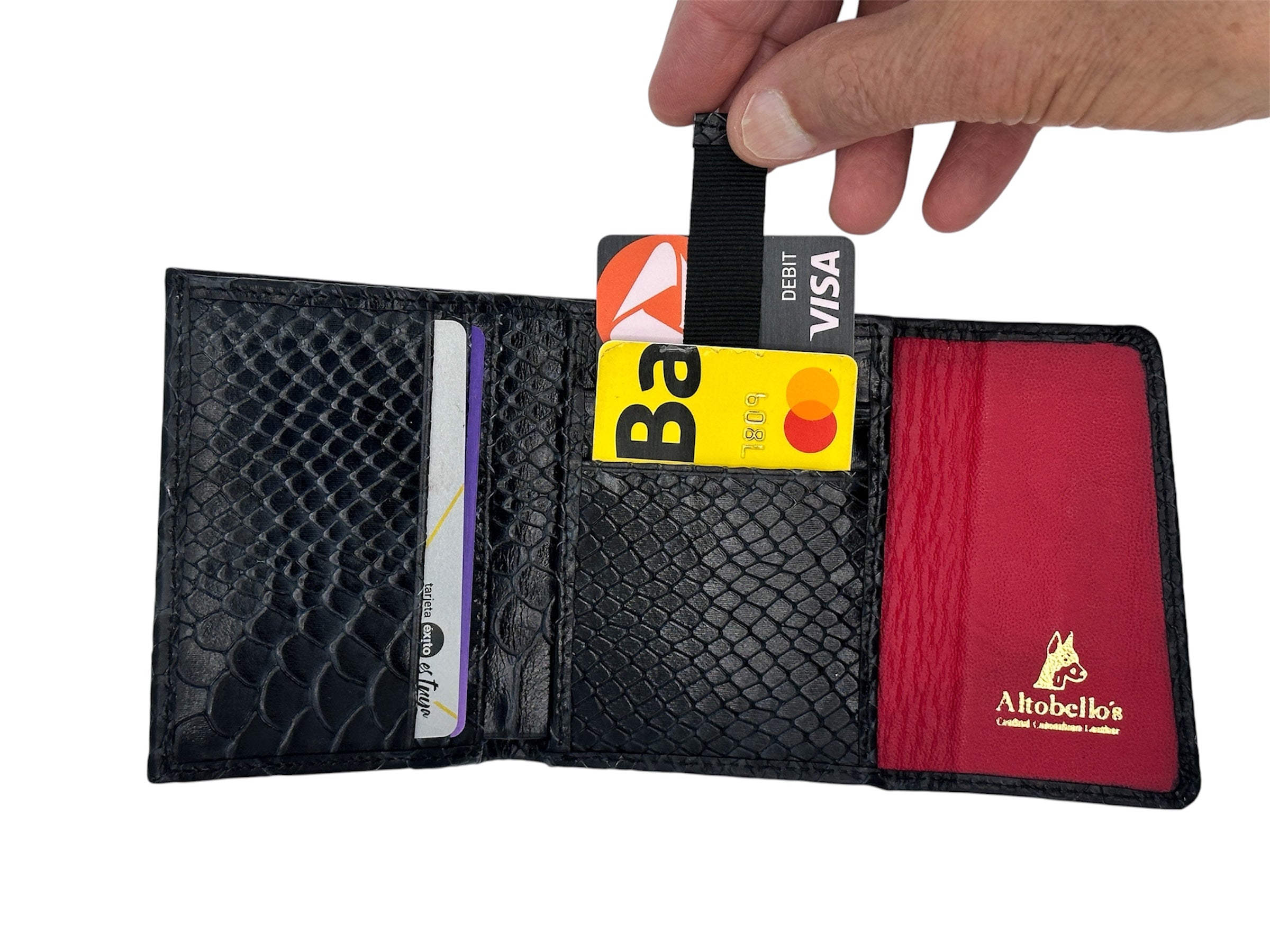 Billetera Piton Gran Reserva Negra
