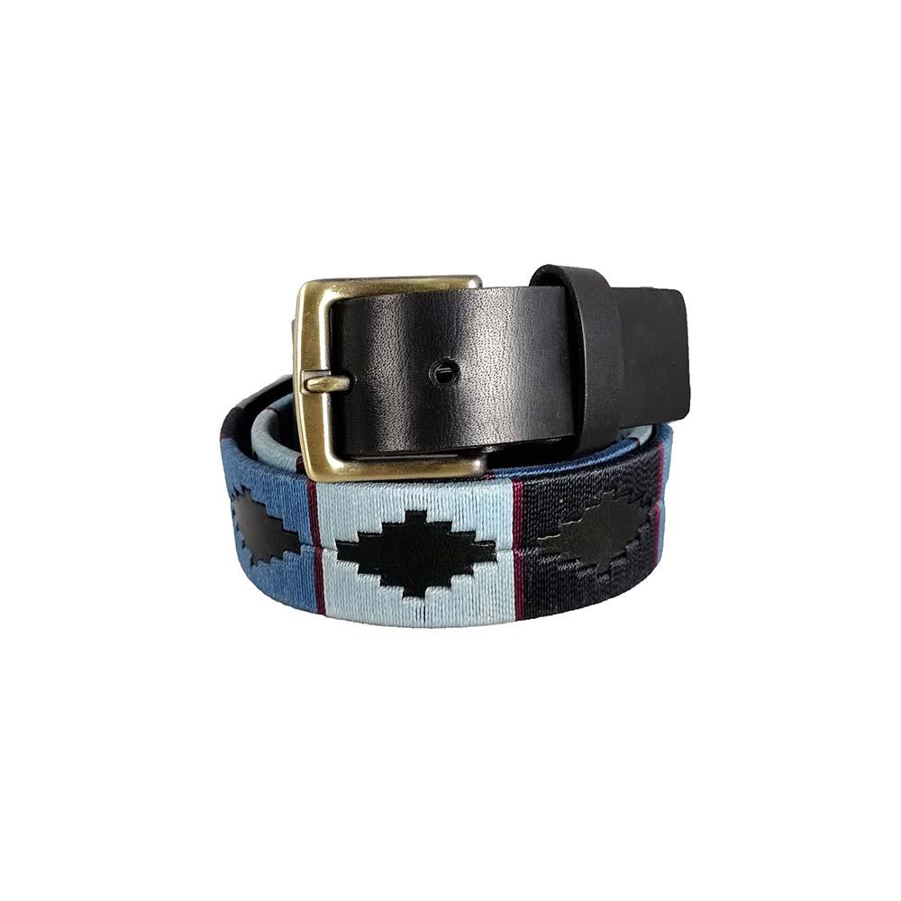 Unisex hand-woven leather belt