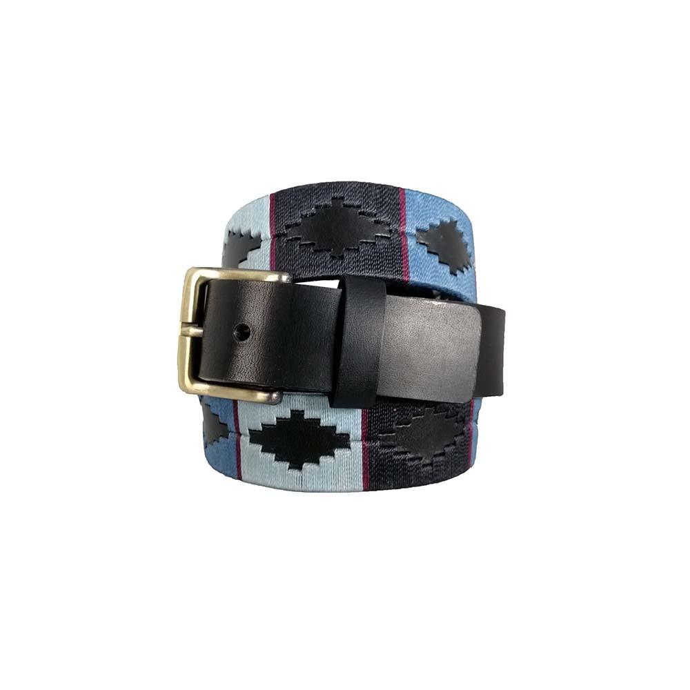 Unisex hand-woven leather belt