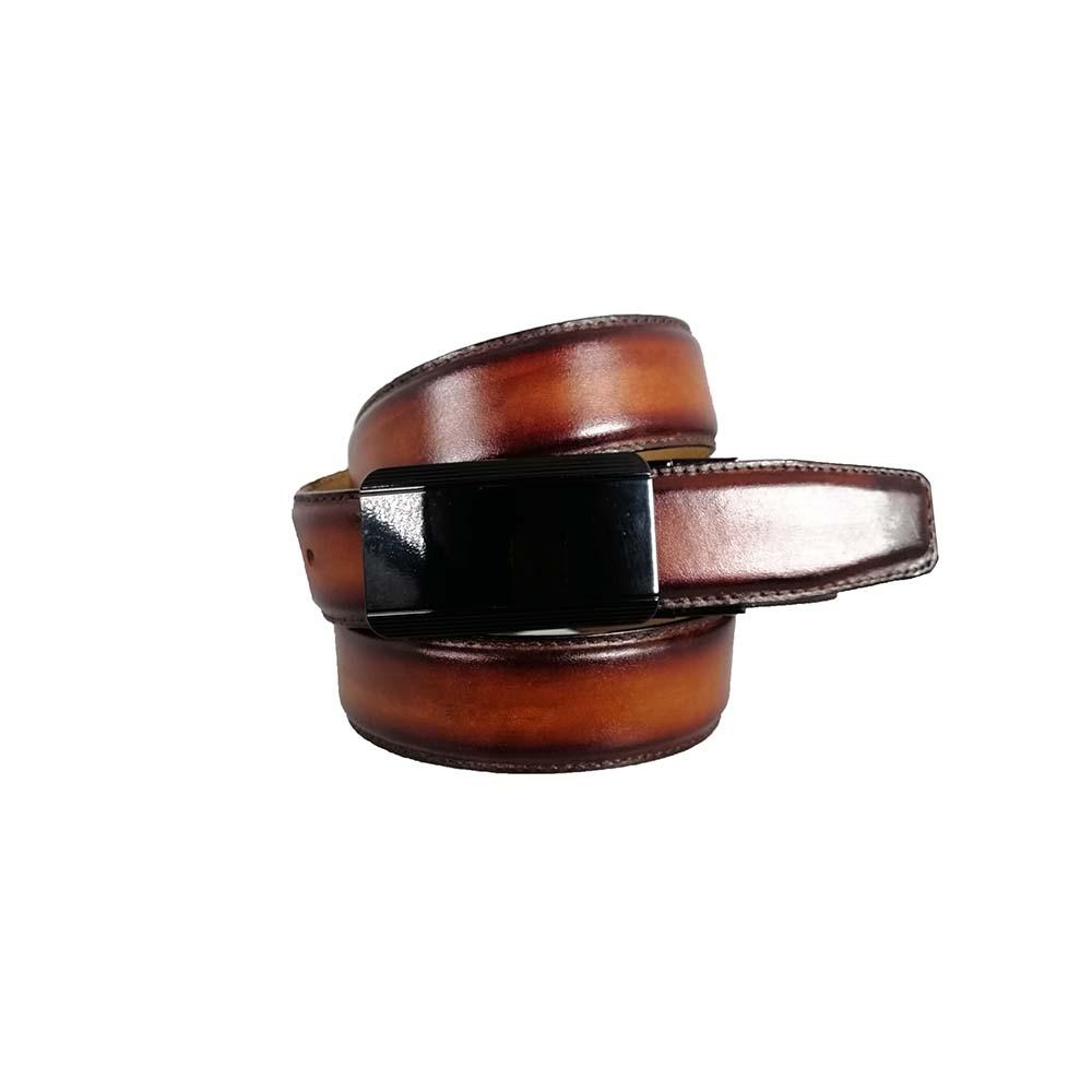 Patina leather belt