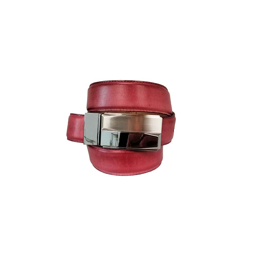 Patina leather belt