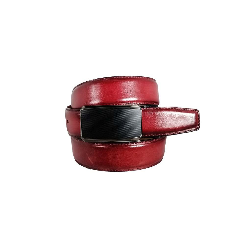 Patina leather belt