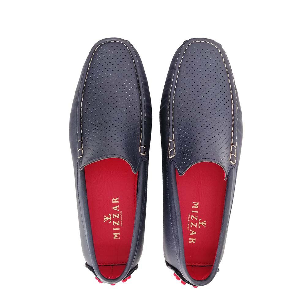 Beneto Blue Loafers for Men Mizzar
