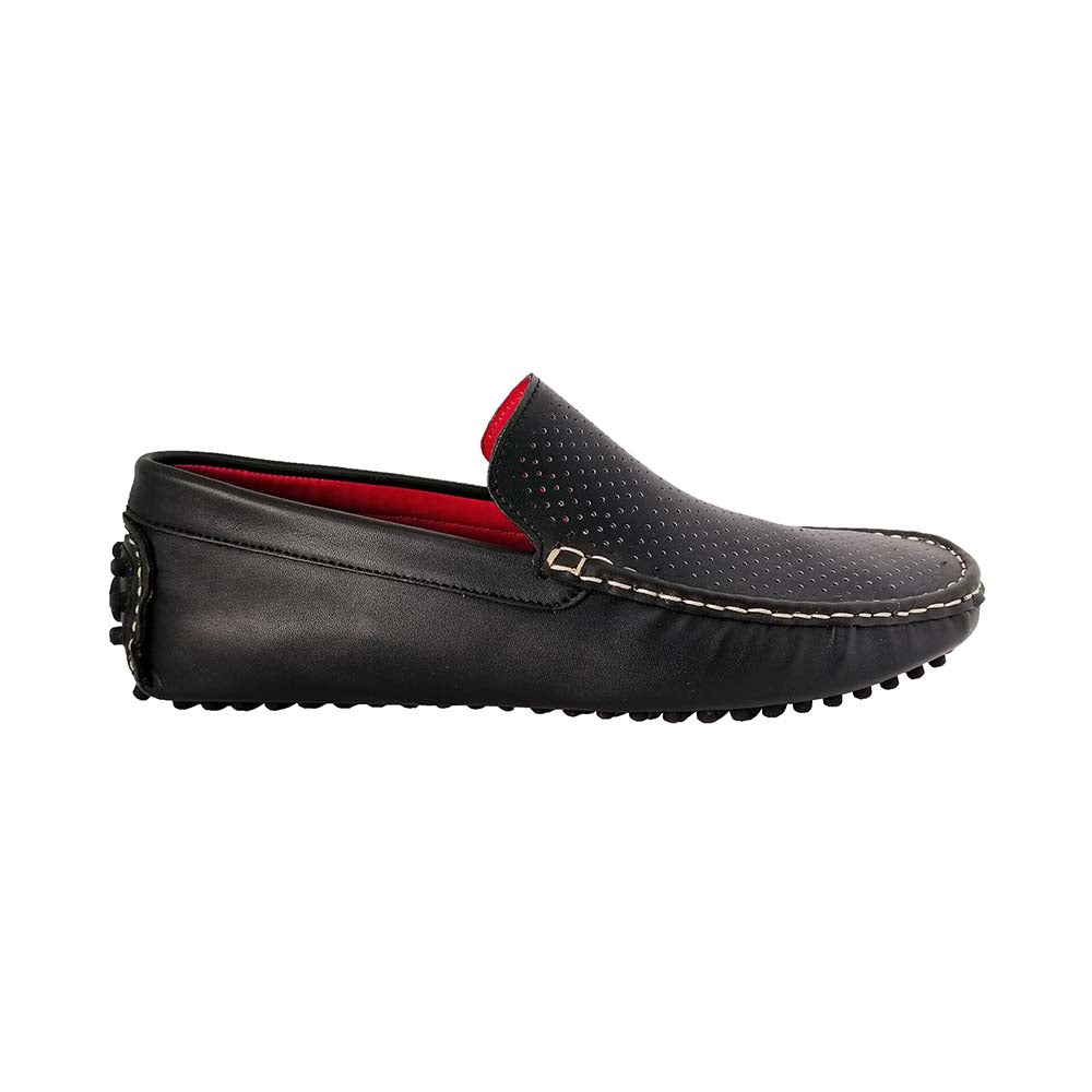 Beneto Black Loafers for Men Mizzar