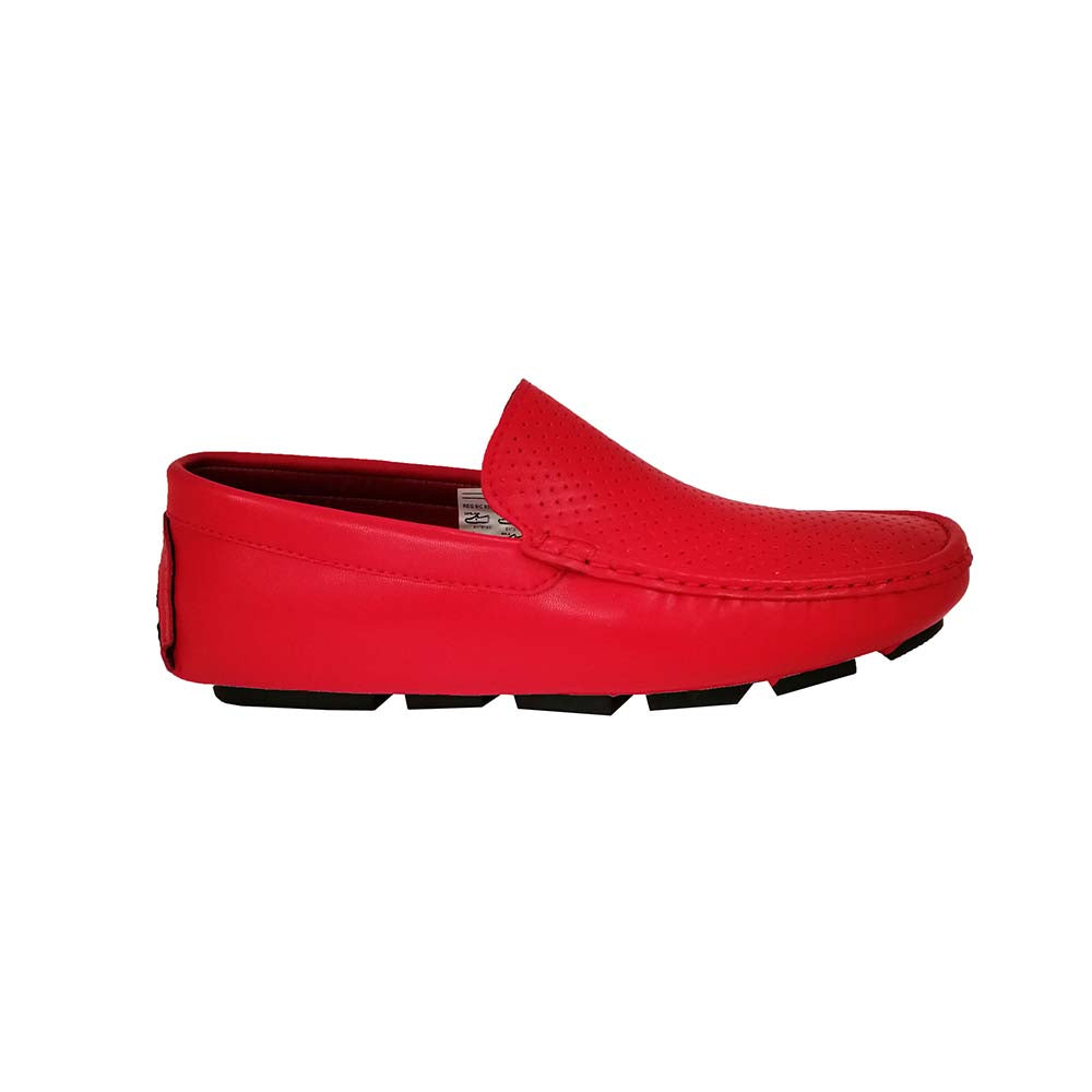 Beneto Red Loafers for Men Mizzar