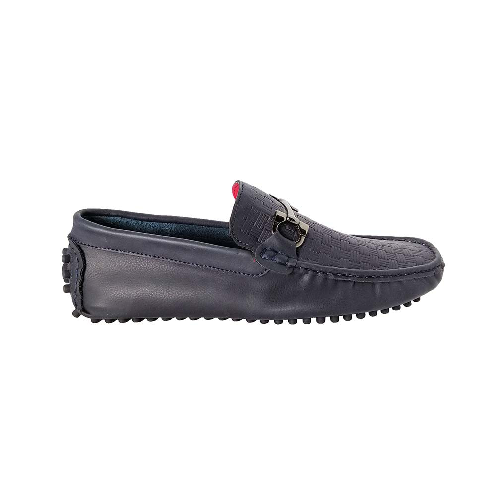 Mizzar Men's Blue Milano Loafers