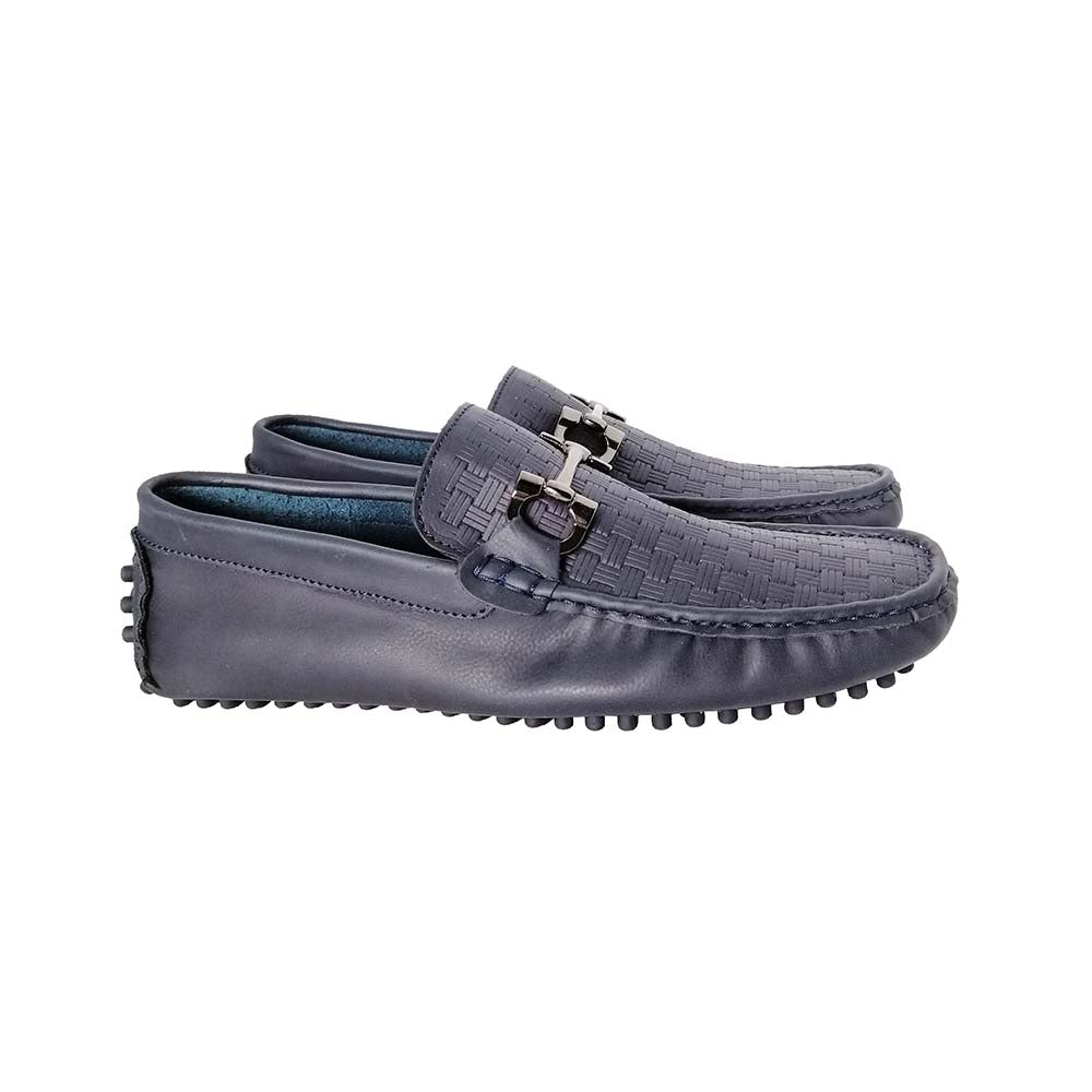Mizzar Men's Blue Milano Loafers