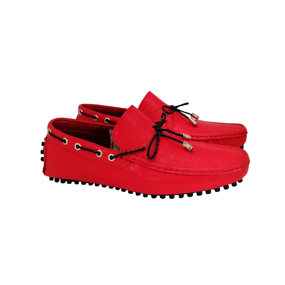 Vittorio Red Loafers for Men Mizzar