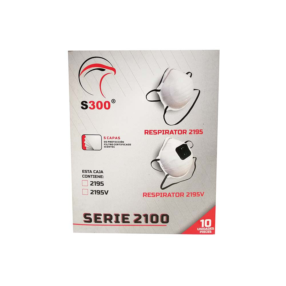 PARTICLE RESPIRATOR 2195 BLACK - BOX OF 10