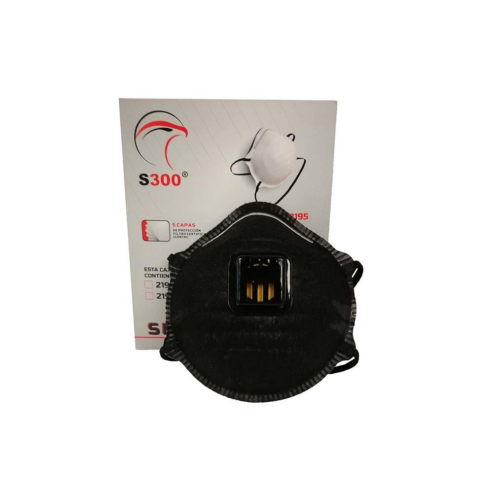 PARTICLE RESPIRATOR 2195 V WITH VALVE BOX X 10
