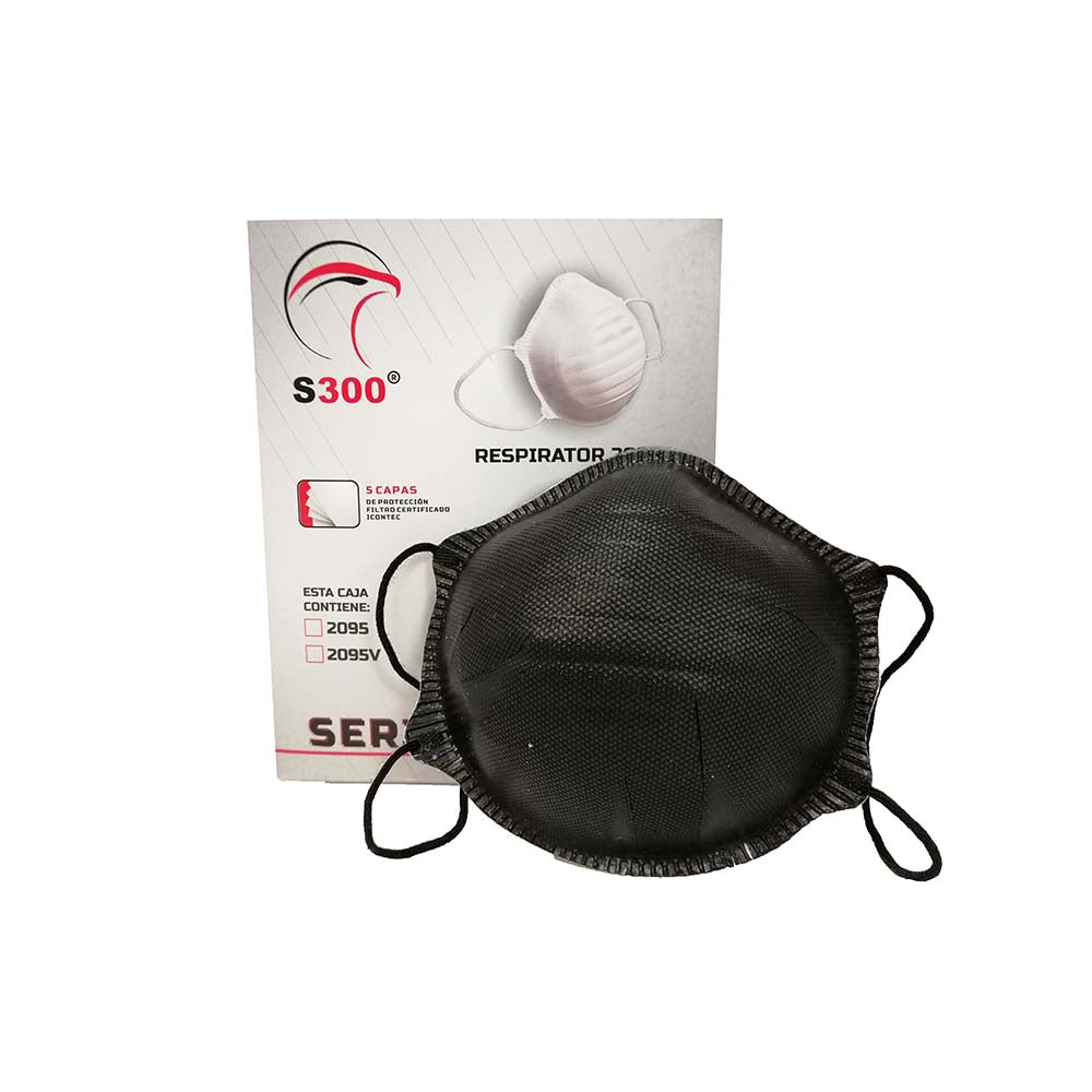2095 BLACK PARTICLE RESPIRATOR - BOX OF 10