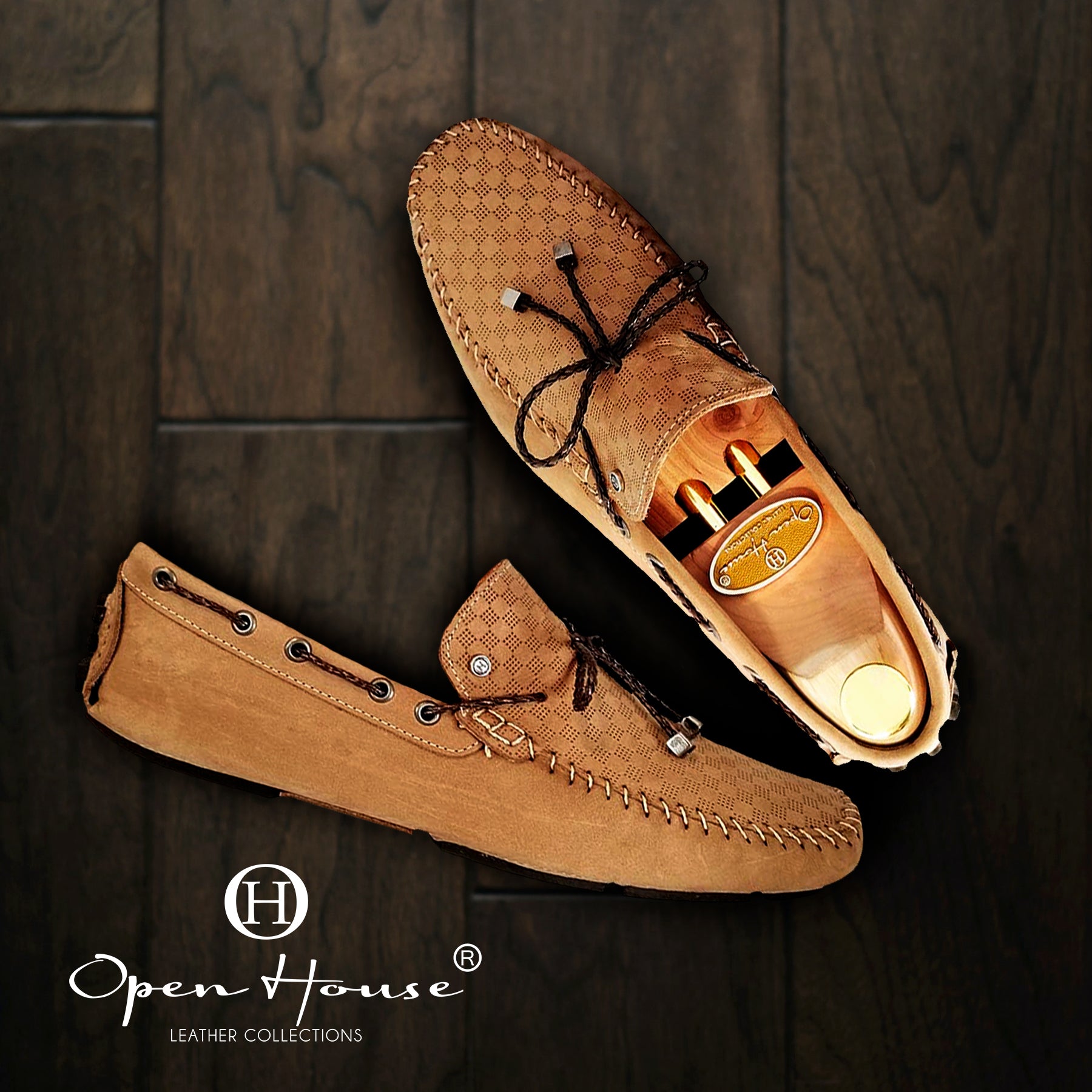 Poseidon Dynamic Leather Moccasin 